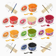 Load image into Gallery viewer, Fruit Boba Super Set | 8 Top Flavors Pearls + 4 Pack Metal Straws