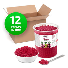 Load image into Gallery viewer, Cherry | Real Fruit Juice Popping Boba Pearls