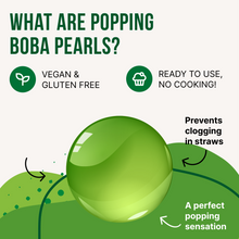 Load image into Gallery viewer, Green Apple | Real Fruit Juice Popping Boba Pearls
