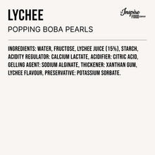 Load image into Gallery viewer, Lychee | Real Fruit Juice Popping Boba Pearls