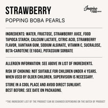 Load image into Gallery viewer, Strawberry | Real Fruit Juice Popping Boba Pearls