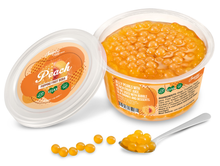 Load image into Gallery viewer, Peach | Real Fruit Juice Popping Boba Pearls