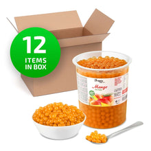 Load image into Gallery viewer, Peach | Real Fruit Juice Popping Boba Pearls