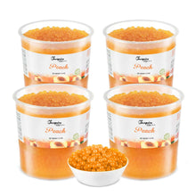 Load image into Gallery viewer, Peach | Real Fruit Juice Popping Boba Pearls