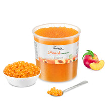 Load image into Gallery viewer, Peach | Real Fruit Juice Popping Boba Pearls