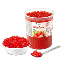 Load image into Gallery viewer, Strawberry | Real Fruit Juice Popping Boba Pearls