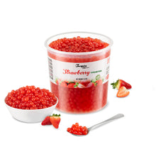 Load image into Gallery viewer, Strawberry | Real Fruit Juice Popping Boba Pearls
