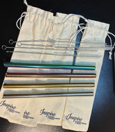 Eco-Friendly Aluminum Boba Straw Kits