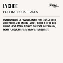 Load image into Gallery viewer, Lychee | Real Fruit Juice Popping Boba Pearls
