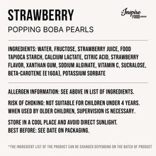Load image into Gallery viewer, Strawberry | Real Fruit Juice Popping Boba Pearls
