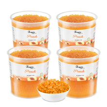 Load image into Gallery viewer, Peach | Real Fruit Juice Popping Boba Pearls
